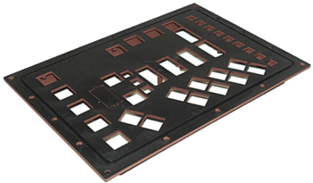 Copper coated front plates